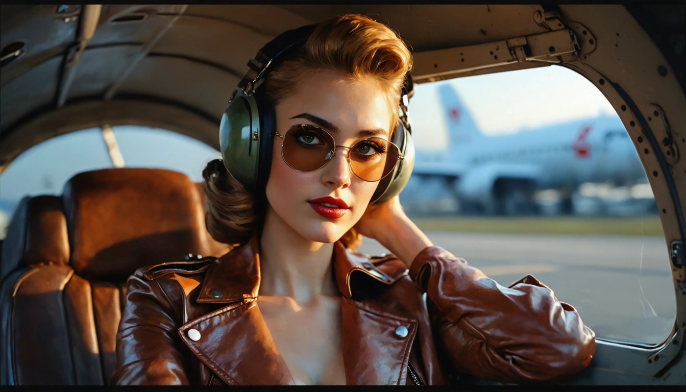 aviator Pin Up